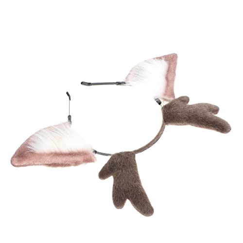 SAFIGLE Kawaii Antler Deer Ear Haarreif Hübsches Tierohren Stirnband für Cosplay Partys und Festlichkeiten für und Mädchen Wiederverwendbar und SAFIGLE Kawaii Antler Deer Ear Haarreif Hübsches Tierohren Stirnband für Cosplay Partys und Festlichkeiten für und Mädchen Wiederverwendbar und von SAFIGLE