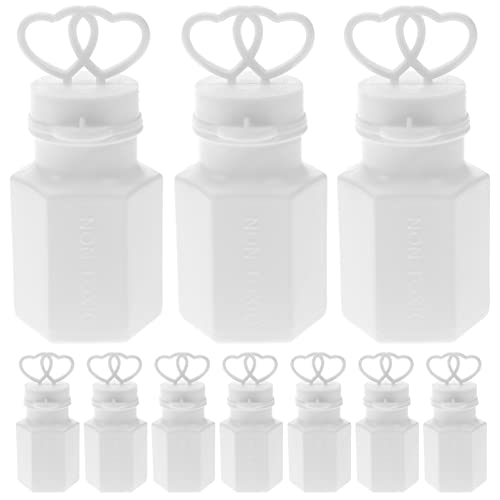 SAFIGLE Kinderanzug 16 Stück Für Gefälligkeiten Weißer Zauberstab Feiern Geburtstag Kinder Valentinstag DIY Herzen Liebe Flasche Jubiläen Feiern Stäbchen Lustige Miniflaschen Röhrchen von SAFIGLE