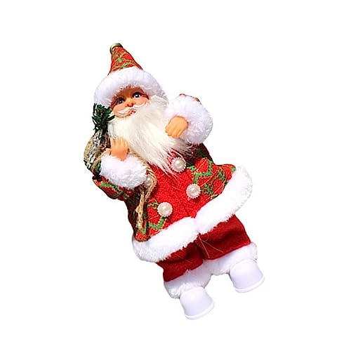 SAFIGLE Kinderspielzeug Musikalisches Weihnachtsspielzeug Elektrische Weihnachtsmannpuppe Ornament Weihnachtsdekorationen Santa tanzendes Spielzeug Musik elektrische Puppe Batterie Baby von SAFIGLE