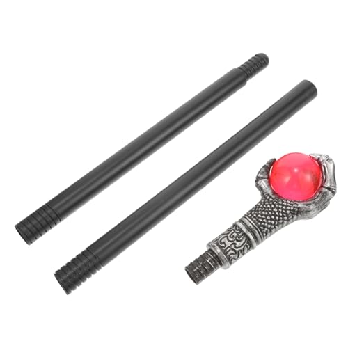 SAFIGLE König Halloween-gehstock Cosplay Zauberstab Requisit Cosplay Zauberstab Für Party Cosplay Rohrstock Stütze Halloween-spazierstock Rohrstütze Rot Plastik SAFIGLE König Halloween-gehstock Cosplay Zauberstab Requisit Cosplay Zauberstab Für Party Cosplay Rohrstock Stütze Halloween-spazierstock Rohrstütze Rot Plastik von SAFIGLE