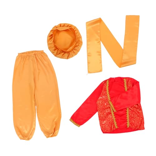 SAFIGLE Kostüm mit Hut und Gürtel Klassisches Arabisches Outfit für Halloween Kostümparty Schulaufführungen und Geburtstagsfeiern Einfach Anzuziehen und Detailreich Gestaltet SAFIGLE Kostüm mit Hut und Gürtel Klassisches Arabisches Outfit für Halloween Kostümparty Schulaufführungen und Geburtstagsfeiern Einfach Anzuziehen und Detailreich Gestaltet von SAFIGLE