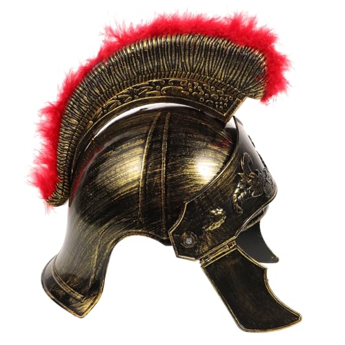 SAFIGLE Kriegerhut mittelalterliche Rüstung Mythologie Cosplay-Soldatenhelm Mittelalterliche Helme Männer Erwachsene mittelalterlicher Soldatenhut mittelalterliche Hüte Plastik Golden SAFIGLE Kriegerhut mittelalterliche Rüstung Mythologie Cosplay-Soldatenhelm Mittelalterliche Helme Männer Erwachsene mittelalterlicher Soldatenhut mittelalterliche Hüte Plastik Golden von SAFIGLE