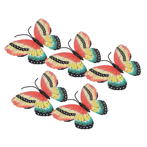 SAFIGLE Künstliche Schmetterlingsdekorationen, Riesige Schmetterlingstanz-requisiten, Frühlings- Und Sommergartendekoration, 40 Cm, 5 Stück SAFIGLE Künstliche Schmetterlingsdekorationen, Riesige Schmetterlingstanz-requisiten, Frühlings- Und Sommergartendekoration, 40 Cm, 5 Stück von SAFIGLE