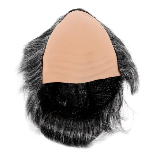 SAFIGLE Kurzes Glatzen-Toupet Für Männer. Urkomische Glatzenkappe Mit Realistischen Haaren An Den Seiten, Ideal Für Halloween-kostümpartys Und Streiche. Grau SAFIGLE Kurzes Glatzen-Toupet Für Männer. Urkomische Glatzenkappe Mit Realistischen Haaren An Den Seiten, Ideal Für Halloween-kostümpartys Und Streiche. Grau von SAFIGLE