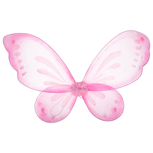 SAFIGLE Leuchtende für Mädchen Glühende Kinderflügel Kostüm Zubehör für Karneval Halloween und Bühnenauftritte Rosa Atmungsaktiv und Kinderfreundlich von SAFIGLE