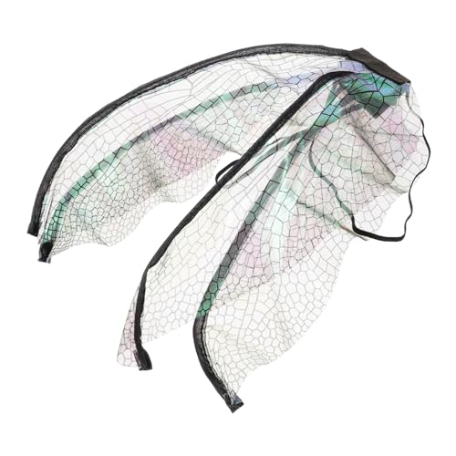 SAFIGLE Libellenflügel Feenkostüm Für Damen Erwachsene Feenflügel Drachenflügel Erwachsene Frauen Flügel Kostüm Weiße Feenflügel Feenkostüm Damen Feenflügel Für Erwachsene Organza von SAFIGLE