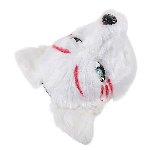 SAFIGLE Lustige Wolfsmaske Mit Halbem Gesicht Die Ein Fuchskostüm Für Halloween Tierkostüme Maskenbälle Und Vintage Halloween Masken Kann Halloween Kostüm Klebrige Nasse Haare SAFIGLE Lustige Wolfsmaske Mit Halbem Gesicht Die Ein Fuchskostüm Für Halloween Tierkostüme Maskenbälle Und Vintage Halloween Masken Kann Halloween Kostüm Klebrige Nasse Haare von SAFIGLE