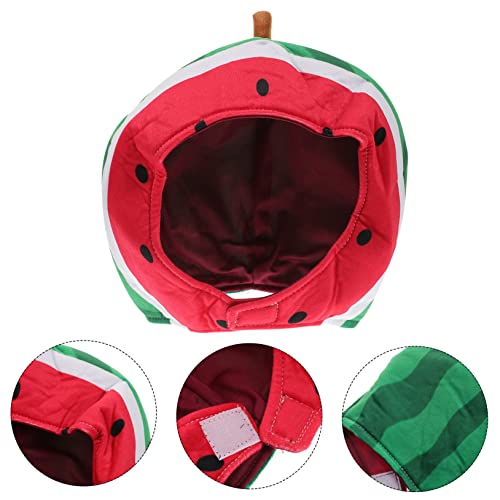 SAFIGLE Lustiger Wassermelonen Plüschhut Karneval Kostüm Kopfbedeckung Partyhut für Erwachsene und Festivals SAFIGLE Lustiger Wassermelonen Plüschhut Karneval Kostüm Kopfbedeckung Partyhut für Erwachsene und Festivals von SAFIGLE