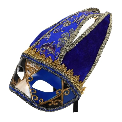 SAFIGLE Maske Für Maskerade-party Grimassenkostüm Partymaske Für Frauen Maskerade-maske Masse Karneval Maskerademasken Mit Stock Halloween-party-gesichtsabdeckung Maskendekor Stoff Blue SAFIGLE Maske Für Maskerade-party Grimassenkostüm Partymaske Für Frauen Maskerade-maske Masse Karneval Maskerademasken Mit Stock Halloween-party-gesichtsabdeckung Maskendekor Stoff Blue von SAFIGLE