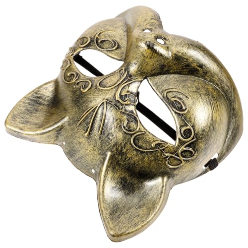 SAFIGLE Maske Tierkostüm Katzenkleidung Halloween-Kostüme für Katzen Halloween-Hundekostüm Make-up Stirnband Tier halloween mask hallowen masks the mask Partyzubehör Plastik Golden SAFIGLE Maske Tierkostüm Katzenkleidung Halloween-Kostüme für Katzen Halloween-Hundekostüm Make-up Stirnband Tier halloween mask hallowen masks the mask Partyzubehör Plastik Golden von SAFIGLE