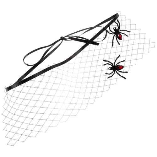 SAFIGLE Masquerade Veil Maske für Damen Halloween Spinnenmaske Dekorative Kostümmaske für Partys Leicht für Maskeraden und Thematische Events von SAFIGLE
