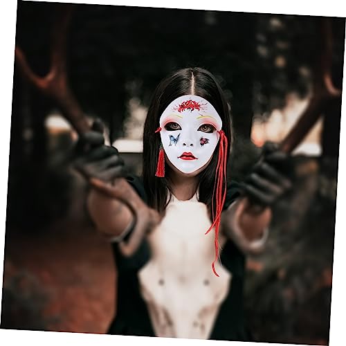 SAFIGLE Material Erwachsene Party Maske Vollgesichts Chinesischer Stil Handgemalt Kreative Kostümaccessoire Für Cosplay Karneval Tanz Aufführung von SAFIGLE