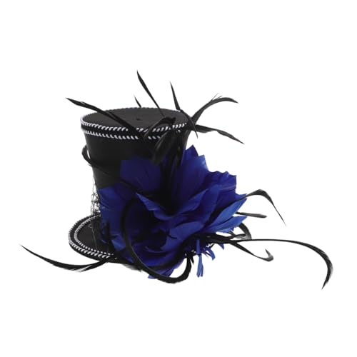 SAFIGLE Mini Party Hut mit Blauen Federn für Karneval Halloween und Cosplay Elegantes Accessoire für Frauen und Mädchen für Hochzeiten und Kostümpartys SAFIGLE Mini Party Hut mit Blauen Federn für Karneval Halloween und Cosplay Elegantes Accessoire für Frauen und Mädchen für Hochzeiten und Kostümpartys von SAFIGLE