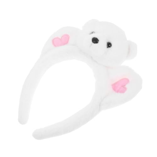 SAFIGLE Niedliches Tier Stirnband mit Bärenohren Plüsch Haarreifen für Erwachsene Accessoire für Partys Fotografie und Cosplay Events von SAFIGLE