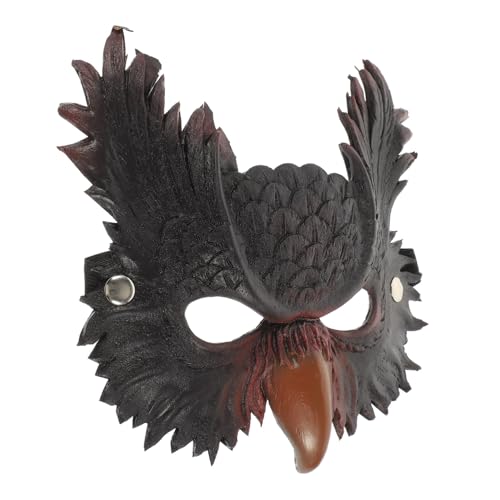 SAFIGLE Owl Maske mit Elastischem Band Halbe Tiergesichtsmaske für Halloween Cosplay und Maskenball Stilvolle Party Accessoires für Erwachsene Zufällige Farbe SAFIGLE Owl Maske mit Elastischem Band Halbe Tiergesichtsmaske für Halloween Cosplay und Maskenball Stilvolle Party Accessoires für Erwachsene Zufällige Farbe von SAFIGLE