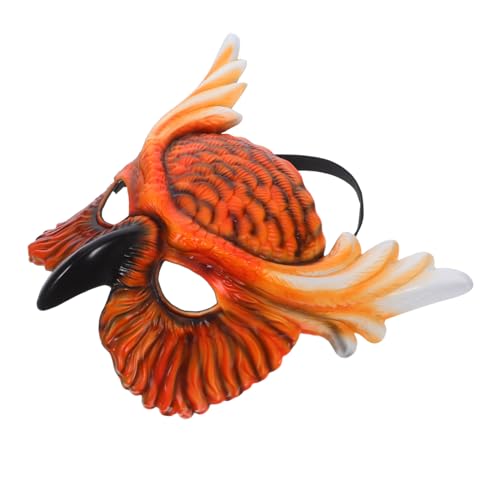 SAFIGLE Owl Masquerade Maske aus Robustem PP Kunststoff mit Verstellbaren Riemen Bunte Tiergesichtsmaske für Erwachsene für Halloween Karneval Cosplay Maskenball und Kostümpartys SAFIGLE Owl Masquerade Maske aus Robustem PP Kunststoff mit Verstellbaren Riemen Bunte Tiergesichtsmaske für Erwachsene für Halloween Karneval Cosplay Maskenball und Kostümpartys von SAFIGLE