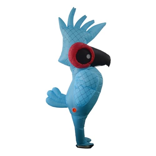 SAFIGLE Papagei aufblasbarer Anzug Hühnerkostüm aufblasbares Kostüm für Erwachsene inflatable costume faschingskostüme Cosplay - Body Aufblasbare Kleidung für Karnevalspartys Blue SAFIGLE Papagei aufblasbarer Anzug Hühnerkostüm aufblasbares Kostüm für Erwachsene inflatable costume faschingskostüme Cosplay - Body Aufblasbare Kleidung für Karnevalspartys Blue von SAFIGLE