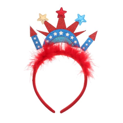 SAFIGLE Patriotisches Stirnband mit Freiheitsstatue Parade Accessoire für Unabhängigkeitstagsfeiern und Festliche Anlässe SAFIGLE Patriotisches Stirnband mit Freiheitsstatue Parade Accessoire für Unabhängigkeitstagsfeiern und Festliche Anlässe von SAFIGLE