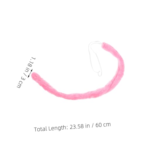 SAFIGLE Pig Kostüm Realistischer Rosa Schweif Leicht und Vielseitig für Halloween Karneval Cosplay Tierkostüm Erwachsene von SAFIGLE
