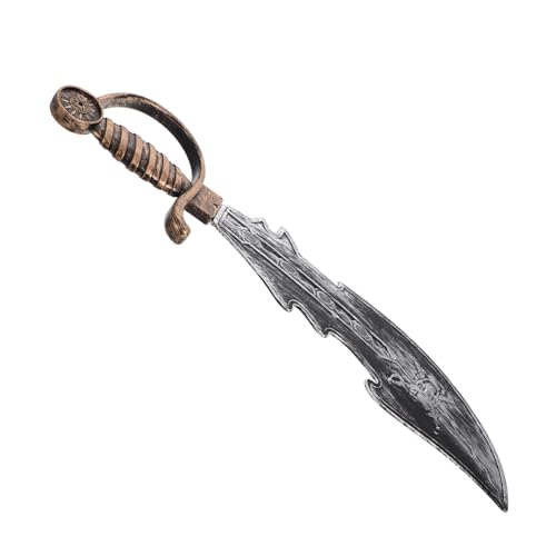 SAFIGLE Piraten-Ornamente Halloween-Messer Piratenschwert Aus Kunststoff Requisitenmesser Sie Schwerter Für Piraten-Accessoires Für Damen Messerstütze Schwertpirat Plastik von SAFIGLE