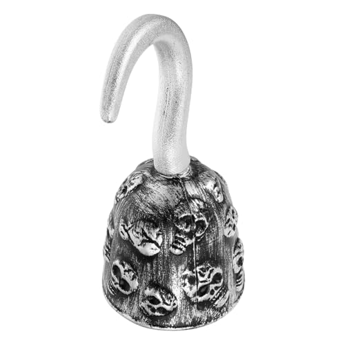 SAFIGLE Piraten Verkleiden Sich Haken Halloween- Piratenkostüm Für Cosplay Halloween-Party-Piraten-Requisiten Piratenkostüm-Requisite Halloween-schmuck Plastik Dark Grey von SAFIGLE