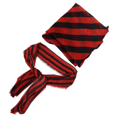 SAFIGLE Piratenkleid Turban Stirnbänder Frau Piratenzubehör Rotes Piratenbandana Damen Piratenschärpe Piratenkostüme Piratenaugenmaske Piratenschal Für Den Kopf Piratenkostüm Damen SAFIGLE Piratenkleid Turban Stirnbänder Frau Piratenzubehör Rotes Piratenbandana Damen Piratenschärpe Piratenkostüme Piratenaugenmaske Piratenschal Für Den Kopf Piratenkostüm Damen von SAFIGLE