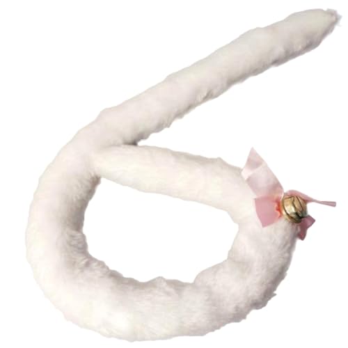 SAFIGLE Plüsch Katzenschwanz mit Abnehmbarer Glocke für Cosplay Kostüm Partys Partyzubehör für Halloween Weihnachten Themenveranstaltungen SAFIGLE Plüsch Katzenschwanz mit Abnehmbarer Glocke für Cosplay Kostüm Partys Partyzubehör für Halloween Weihnachten Themenveranstaltungen von SAFIGLE