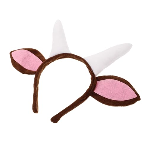 SAFIGLE Plüsch Tierohren Haarreif mit Ziegenhörnern Weiches Kostüm Accessoire für Halloween Cosplay Bequemes Verstellbares Stirnband für Familienfeiern und Partyverkleidungen SAFIGLE Plüsch Tierohren Haarreif mit Ziegenhörnern Weiches Kostüm Accessoire für Halloween Cosplay Bequemes Verstellbares Stirnband für Familienfeiern und Partyverkleidungen von SAFIGLE