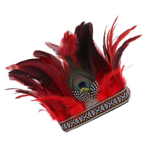 SAFIGLE Plumage Haarschmuck Damen Stirnband Modisch Dekorativ für Karneval Halloween Kostümparty Vielseitig Sicher und Bequem von SAFIGLE