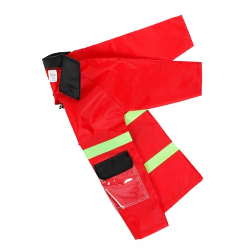 SAFIGLE Junge Mädchen Feuerwehrmann Kostüm Für Rollenspiele Feuerwehr Cosplay Outfit Für Junge Mädchen Für Halloween Und Themenpartys Einzigartiges Design Und Hohe von SAFIGLE