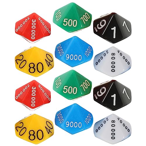 SAFIGLE Positionswert Würfel 24Pcs Zehntausende Wert Positionierung Würfel Dnd Spiel Würfel Partei Requisiten Tisch Rollenspiel Würfel Dnd Zubehör Für Haus Bar Party von SAFIGLE