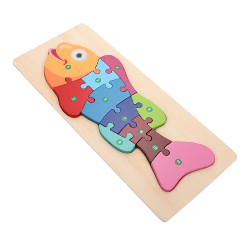 SAFIGLE Puzzle-Bausteine Spielzeug für Kleinkinder Kinder rätsel Tier Denksport-Spiel Spielzeuge Kinderspielzeug Lernspielzeug für Kinder Cartoon-Puzzle-Spielzeug hölzern Blöcke Baby von SAFIGLE