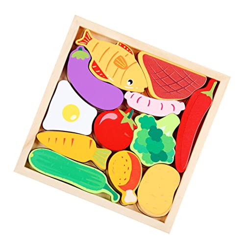 SAFIGLE Kleinkindspielzeug Puzzle Spielzeug Jigköpfe Kinder Rätsel Spielset Für Kinder Zubehör Kinder-Accessoire Kinderversorgung Kleinkind Hölzern Produkte Für Kinder Karikatur von SAFIGLE