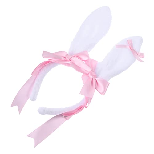 SAFIGLE Rabbit Ear Haarreif mit Schleife Süßes Hasenohren Accessoire für Kostümpartys Karneval und Halloween Leicht und Bequem Zartem Fotos und Besondere Anlässe SAFIGLE Rabbit Ear Haarreif mit Schleife Süßes Hasenohren Accessoire für Kostümpartys Karneval und Halloween Leicht und Bequem Zartem Fotos und Besondere Anlässe von SAFIGLE
