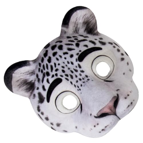 SAFIGLE Realistische Halbmaske für Kostümpartys und Halloween Elastisches Band für Sicheren Sitz und Komfort Beim Cosplay und Feiern von SAFIGLE