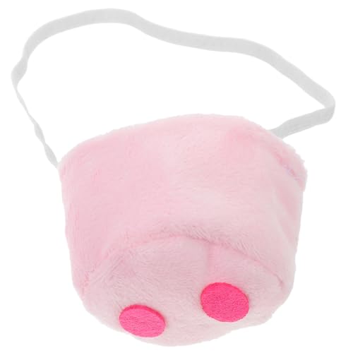 SAFIGLE Realistische Schweinenase Cosplay Zubehör aus Plüsch Tragbares Tiernasen Prop für Karneval Halloween und Bühnenauftritte Weiches Material Geeignet für Kleine Tierkostüme von SAFIGLE