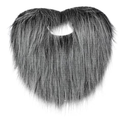SAFIGLE Realistischer Falscher Schnurrbart und Vollbart für Erwachsene Ergonomisch Geformt Selbstklebend für Halloween Cosplay Mottoparty und Verkleidungen Party-herrenkostüm von SAFIGLE