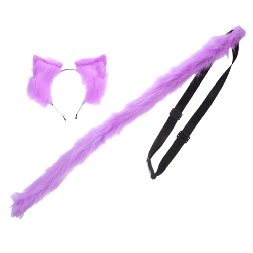 SAFIGLE Realistisches Tail-kostümset für Erwachsene Detailreiches Cosplay-accessoire Komfortables Haarreif- Vielseitig für Halloween Themenpartys und Kreative Kostümierungen von SAFIGLE