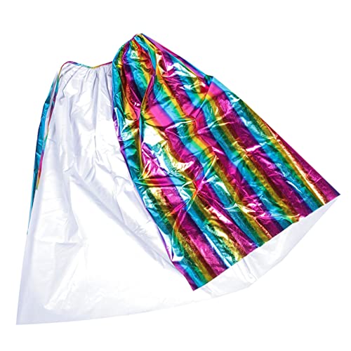 SAFIGLE Regenbogen Umhang Für Cosplay Kostüm Mit Halloween Karneval Partys Unisex Sternkostüm Cape Für Kleine Prinzessinnen von SAFIGLE