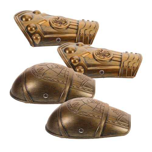 SAFIGLE Ritter LARP Armschutz Set für Mittelalterliche Schultern Handschutz für Karneval Halloween Cosplay Rollenspiele Antikbraun Mühelos Tragbar Sicher SAFIGLE Ritter LARP Armschutz Set für Mittelalterliche Schultern Handschutz für Karneval Halloween Cosplay Rollenspiele Antikbraun Mühelos Tragbar Sicher von SAFIGLE