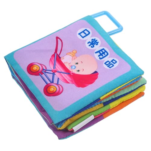 SAFIGLE Säuglingsspielzeug Säuglingsbücher Stoffbuch Für Babys Baby Kombinationsplatte Perlmuttartig von SAFIGLE