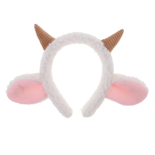 SAFIGLE Schaf-stirnband Im Croissant-stil Entzückendes Schaf-horn-haarband Für Halloween-party-kopfschmuck SAFIGLE Schaf-stirnband Im Croissant-stil Entzückendes Schaf-horn-haarband Für Halloween-party-kopfschmuck von SAFIGLE