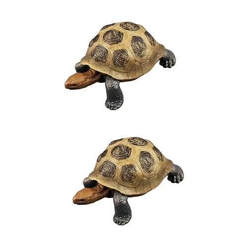 SAFIGLE Schildkröten-Spielzeug Realistische -Ornamente 2 Stück Modell Landschildkröten- Spielzeugfigur -Fake-Ornament Kinderschildkröte Realistische Tiere SAFIGLE Schildkröten-Spielzeug Realistische -Ornamente 2 Stück Modell Landschildkröten- Spielzeugfigur -Fake-Ornament Kinderschildkröte Realistische Tiere von SAFIGLE