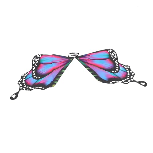 SAFIGLE Schmetterlings-umhang Feenflügel Märchenkostüm Halloween-kostüme Für Pfau Schmetterlingskäfig Schmetterlinge Schmetterlings-kit Cosplay-zubehör Kap Polyestergarn von SAFIGLE