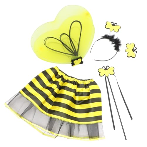 SAFIGLE Schmetterlingsflügel Kostüm Set mit Zauberstab und Tutu Leichte Polyesterflügel für Bühnenauftritte Party und Rollenspiel Komfortabel und Langlebig für Mädchen SAFIGLE Schmetterlingsflügel Kostüm Set mit Zauberstab und Tutu Leichte Polyesterflügel für Bühnenauftritte Party und Rollenspiel Komfortabel und Langlebig für Mädchen von SAFIGLE