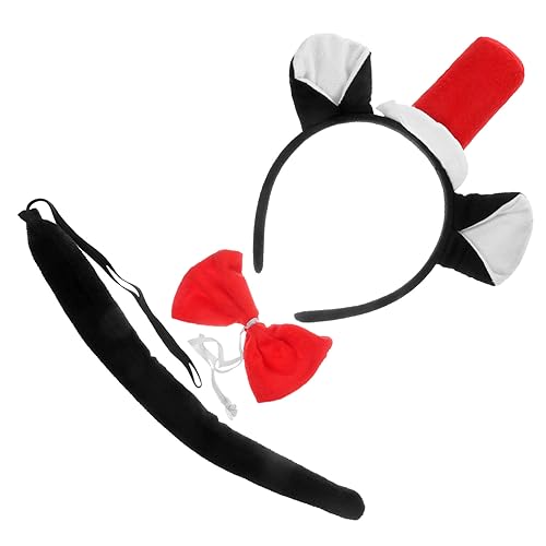 SAFIGLE Schwarzes Katzenkostüm Tierisches Cosplay Accessoire mit Stirnband Schleife und Bequemes Vielseitiges Party und Bühnenzubehör für Halloween Geburtstag Karneval und Maskerade SAFIGLE Schwarzes Katzenkostüm Tierisches Cosplay Accessoire mit Stirnband Schleife und Bequemes Vielseitiges Party und Bühnenzubehör für Halloween Geburtstag Karneval und Maskerade von SAFIGLE