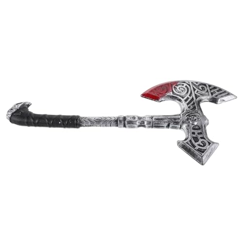 SAFIGLE Simulierte Waffenprops Halloween-Cosplay-Requisiten Zubehör Cosplay-Party-Requisiten Halloween -Dekorationen -Accessoires für Männer Plastik Silver von SAFIGLE