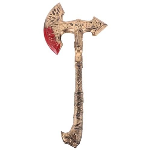 SAFIGLE Simulierte Waffenprops -Ornament gefälschte Halloween- -Cosplay Cosplay-Party-Requisiten simulierte -Accessoires für Männer Plastik Golden von SAFIGLE
