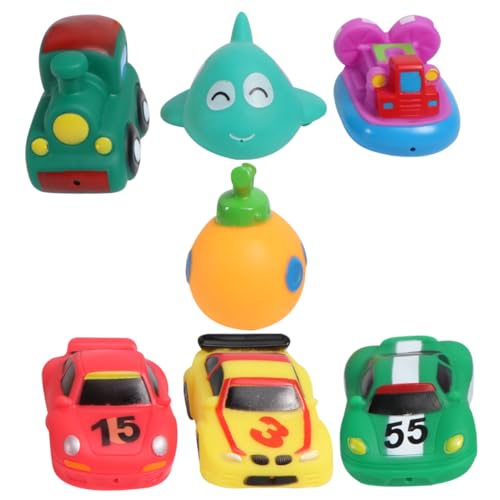 SAFIGLE Spielzeuge 7st Spielzeug Kinderbadespritzer Baby Bahn Puppe Kinderspielzeug von SAFIGLE