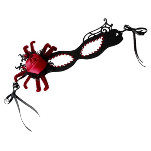 SAFIGLE Spinnenblumenmaske Maskerade Halloween Gruselig Augenmaske Zubehör Dinosaurierkostüm Plüsch Halloween-kostümmasken Kostüm Maske Cosplay Halloween-maske Gruseliges Halloween Gefühlt von SAFIGLE